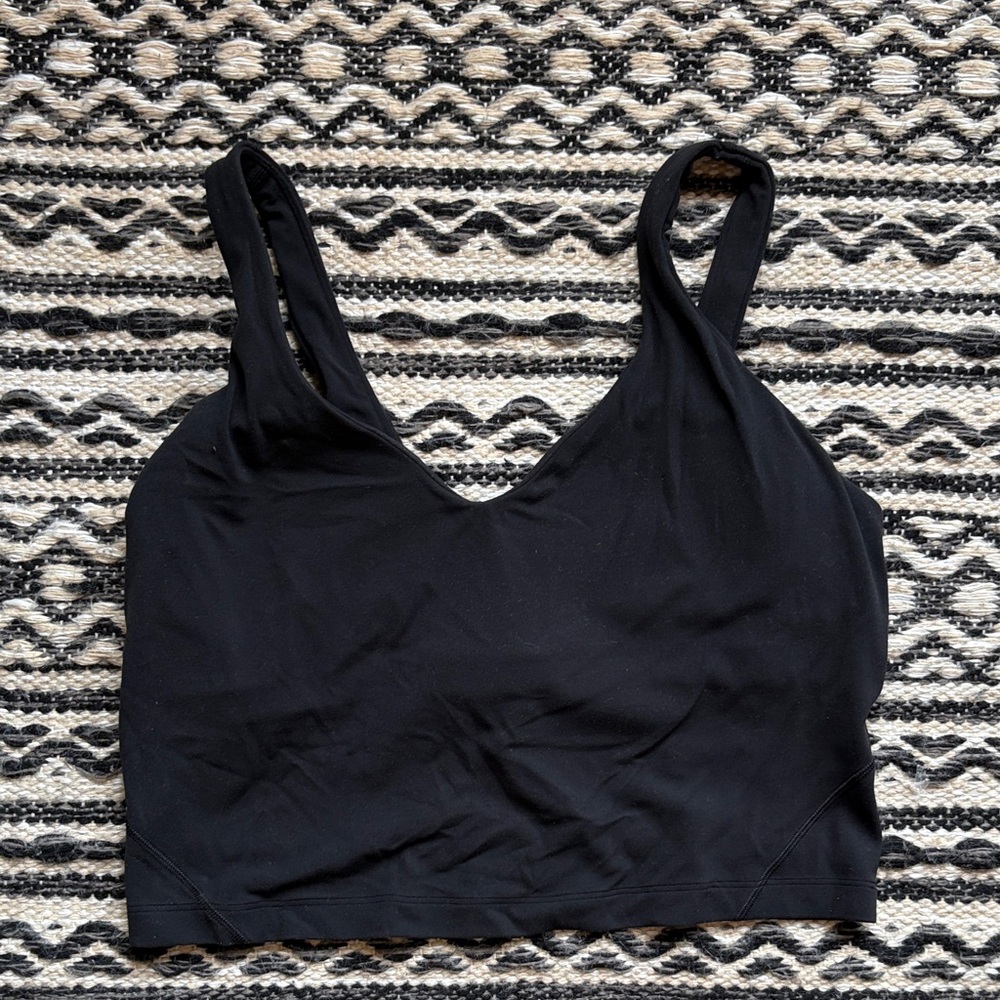 lululemon athletica Black Crop Top